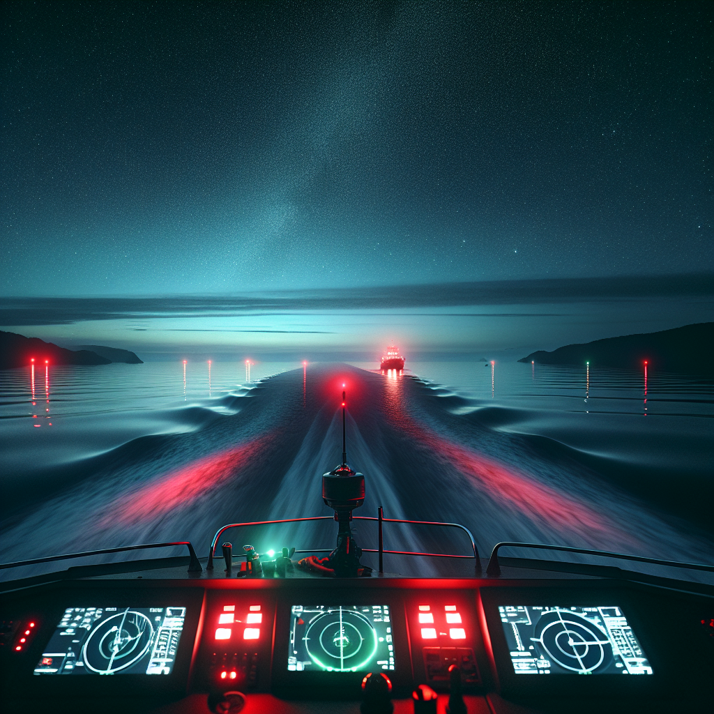 Πλοήγηση Νύχτα και Χρήση Κόκκινων/Πράσινων Ναυτιλιακών Φώτων