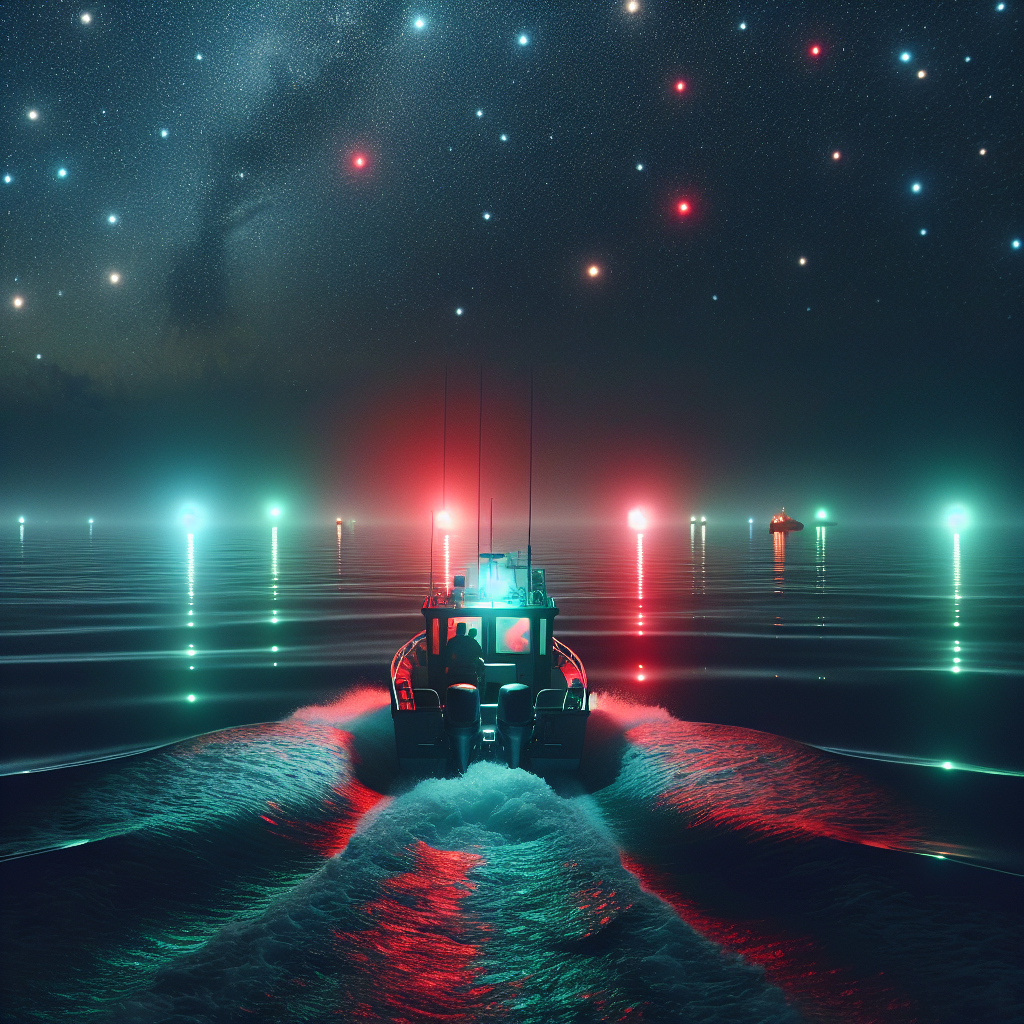 Πλοήγηση στη Νύχτα και Χρήση Κόκκινων/Πράσινων Φώτων Νavigation